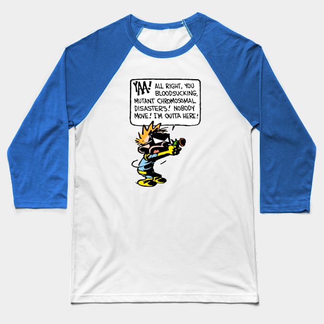 SPACEMAN SPIFF - 2.0 Baseball T-Shirt by ROBZILLA